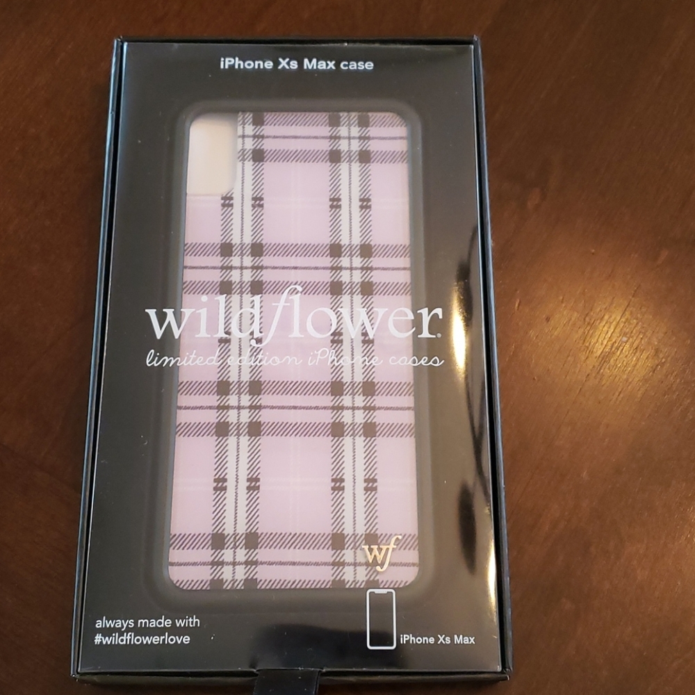 Wildflower iphone xs case limited edition